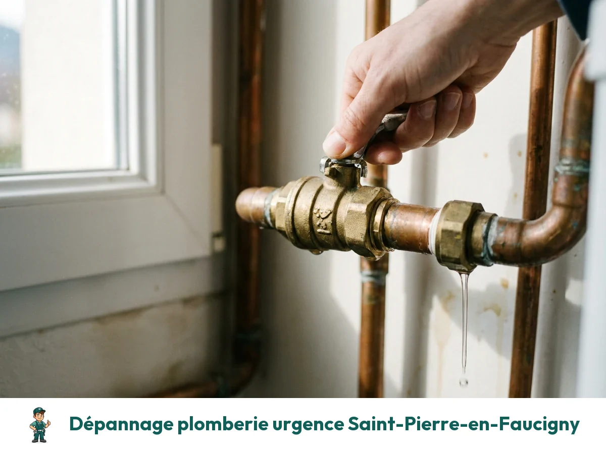 Dépannage plomberie urgence à Saint-Pierre-en-Faucigny
