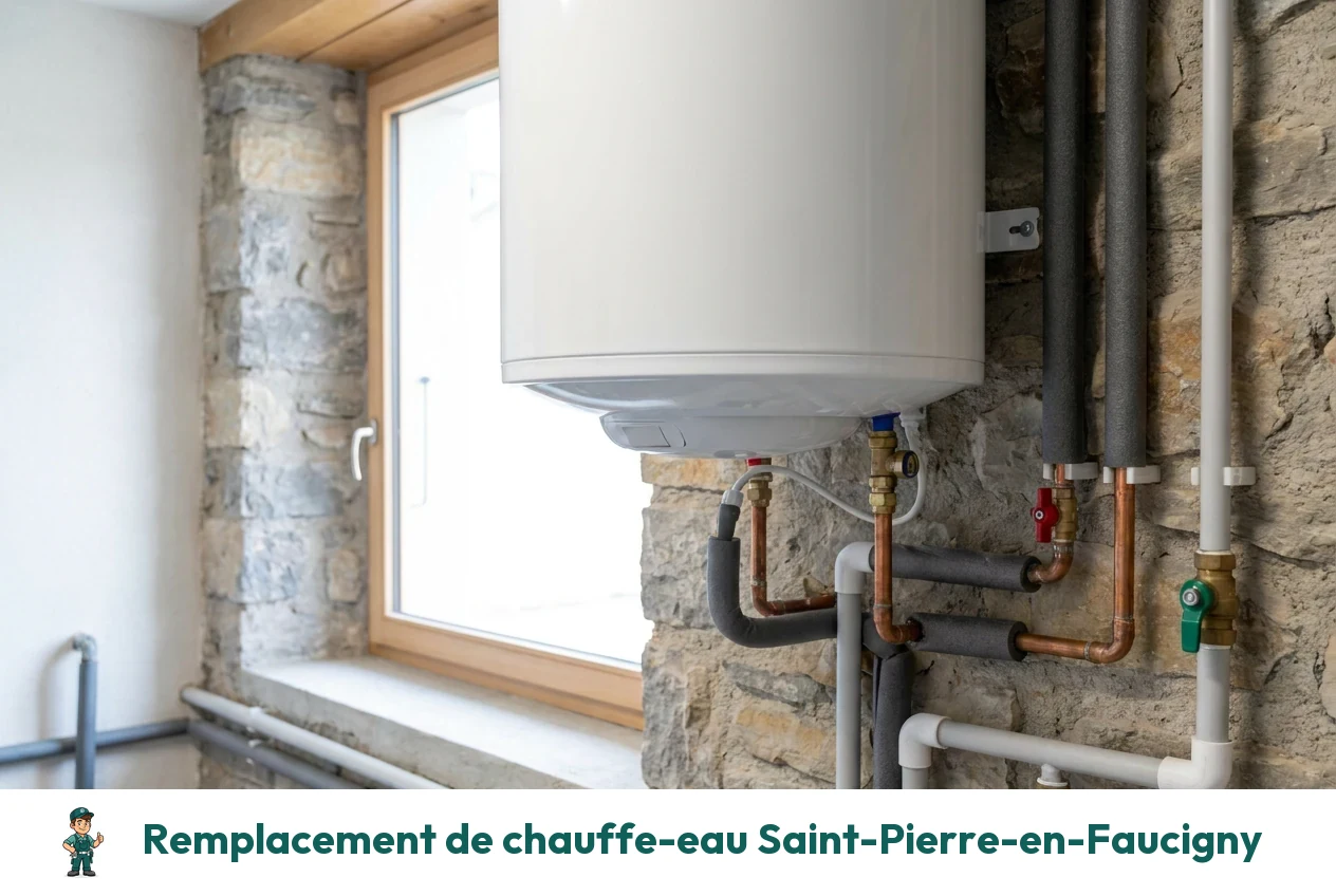 Remplacement de chauffe-eau à Saint-Pierre-en-Faucigny